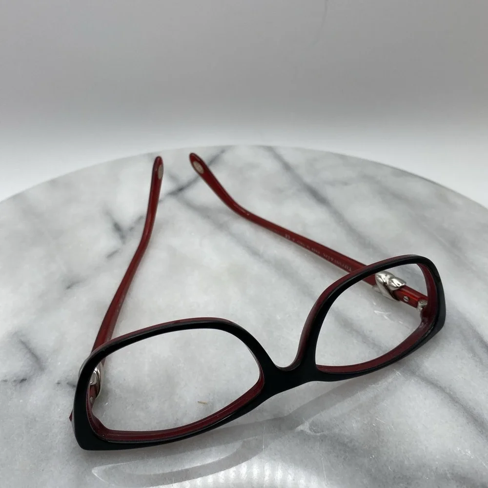 Tiffany & Co Women 51mm Eyeglasses Black Red TF 2074 Paloma Picasso Heart Knot
